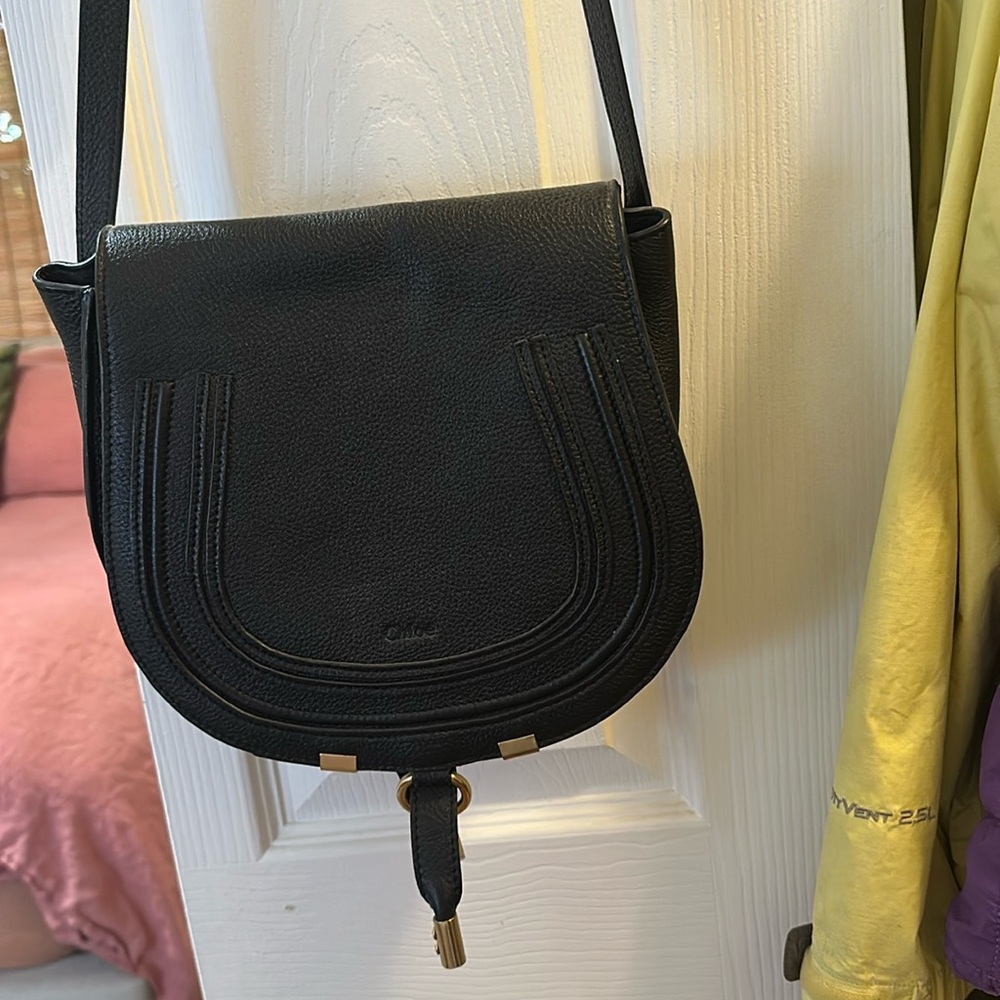 Faux large Chloe marcie saddle bag